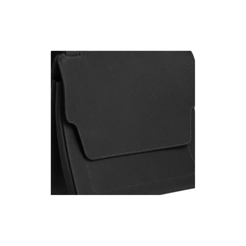 HERMES MaliSelle Togo Calfskin Courier Bag Shoulder Bag Crossbody Bag Men's 89 Noir Black-4