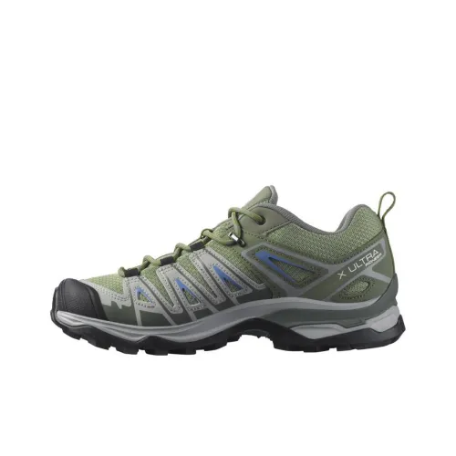 SALOMON Women's X Ultra Pioneer 'Oil Green Castor Grey'