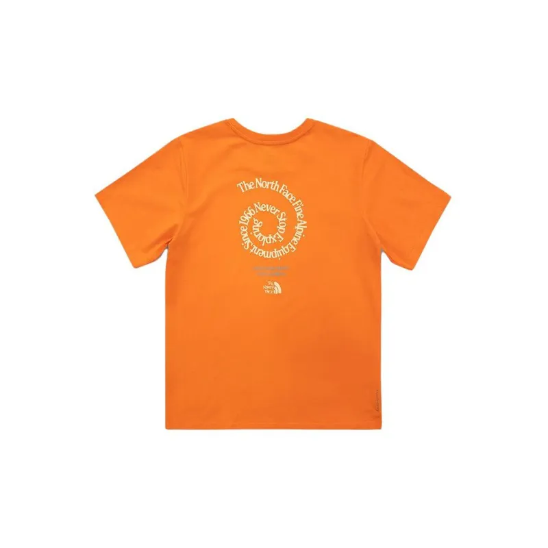 THE NORTH FACE Set in Sleeve T Shirt Women's Orange-1
