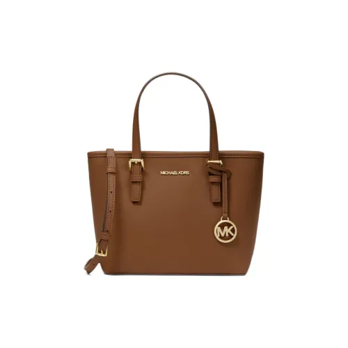 MICHAEL KORS Jet Set Travel Cross-Stitch Leather Tote Bag Shopping Bag Tote Bag Shoulder Bag Women's Brown
