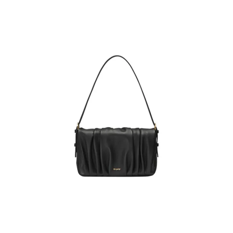 ORYANY Sheepskin Shoulder Bag Crossbody Bag Women's Black-0