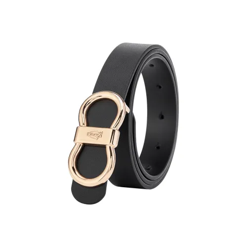 Hush Puppies Leather Belts Women's Black