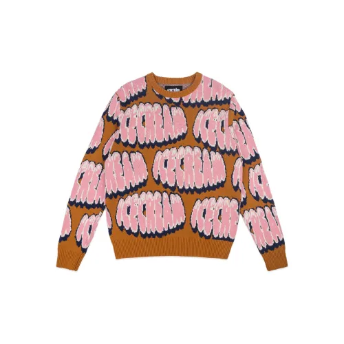 Ice Cream Sweaters Unisex Coral Candy Color