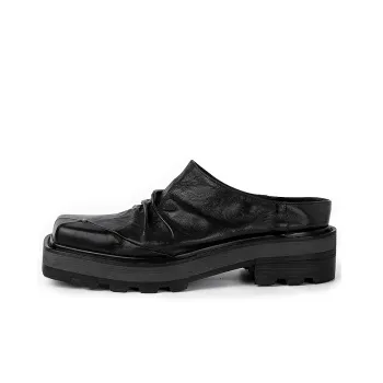 HUANXIANGZHE Platform Shoes Unisex Black