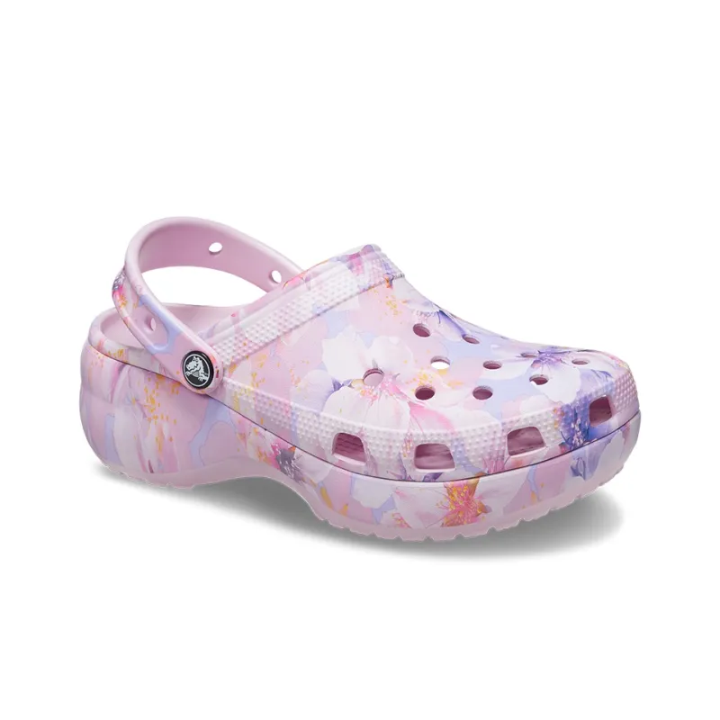 Crocs Classic Platform Clog 'Cherry Blossom' Women's-2