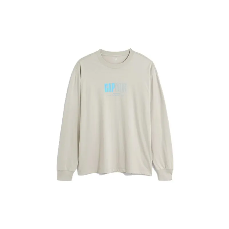 GAP SS23 T-Shirts Unisex Light Khaki-1