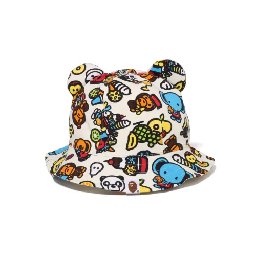 A BATHING APE Bucket Hats Baby Off White