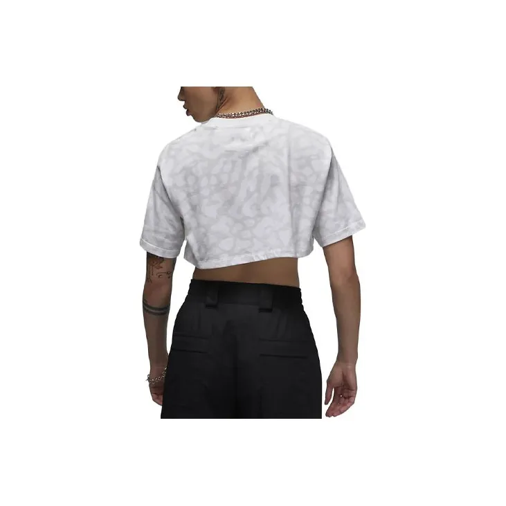 Jordan Crop Tops Women's White-1