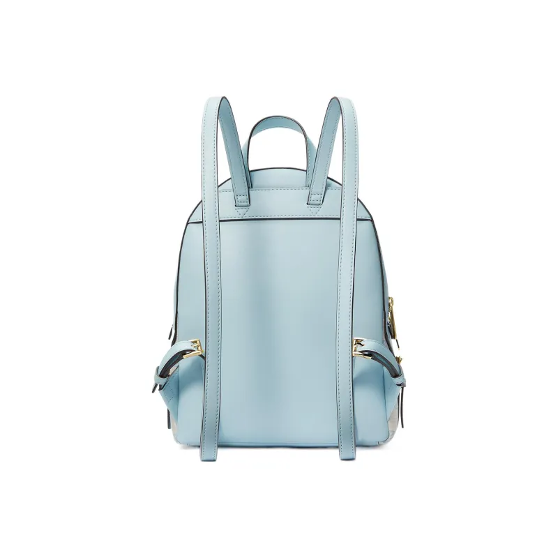 MICHAEL KORS Cotton Backpack Tubas Women's Ecru & Blue-4