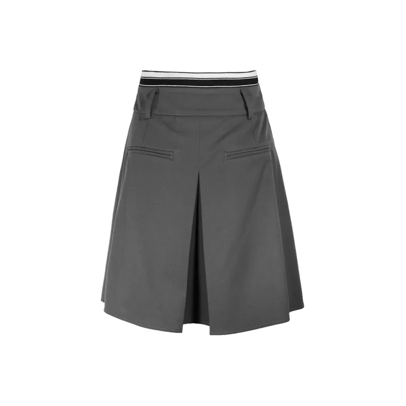 3COLOUR Casual Short Skirts Women's Gray-1