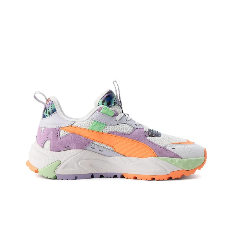 PUMA Rs-Trck Feelin 'Xtra Purple' Anti-Slip Wear-Resistant Low-Top Sports Casual Shoes Women's White Purple Orange-1