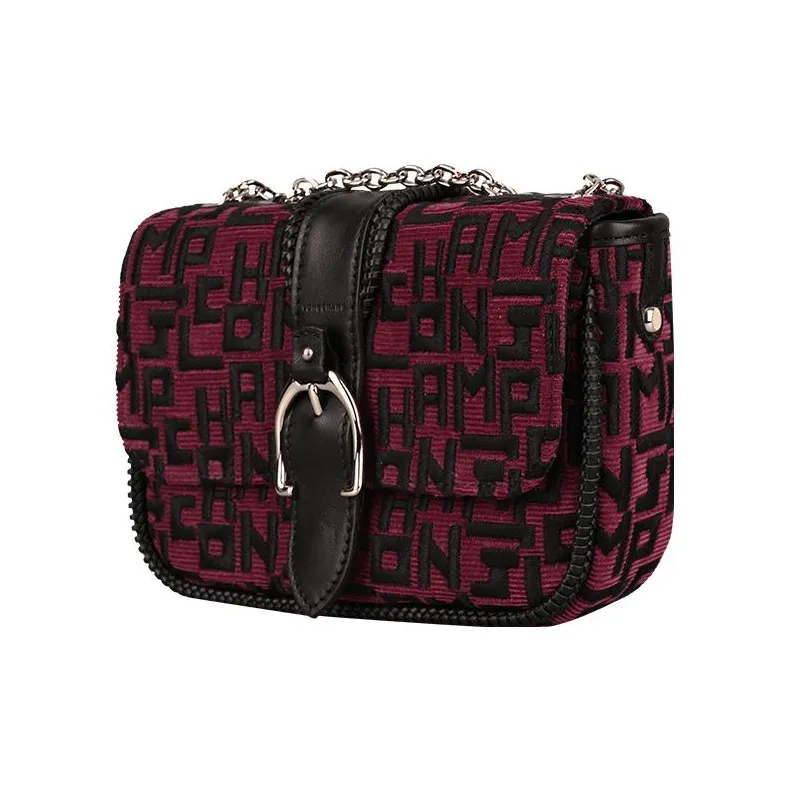 LONGCHAMP Le Pliage LGP Fabric Chain Bag Shoulder Bag Crossbody Bag Women's Fuchsia-2