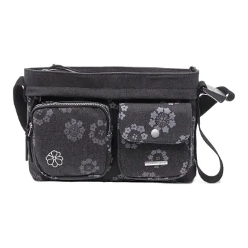 LiNing Cotton Crossbody Bag Regular Unisex Black