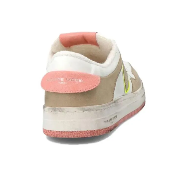 PHILIPPE MODEL Paris Leather Low-top Sneakers-3
