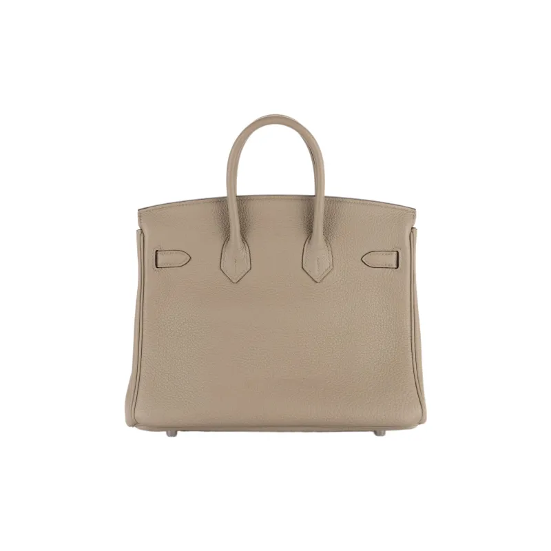 HERMES Birkin Togo Calfskin Cow Leather Birkin Bag Handbags 25 Women's Q1 Sauge Sage Green-4