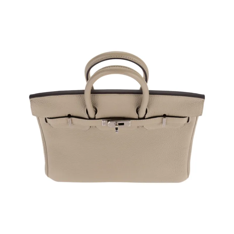 HERMES Birkin Togo Calfskin Cow Leather Birkin Bag Handbags 25 Women's Q1 Sauge Sage Green-5