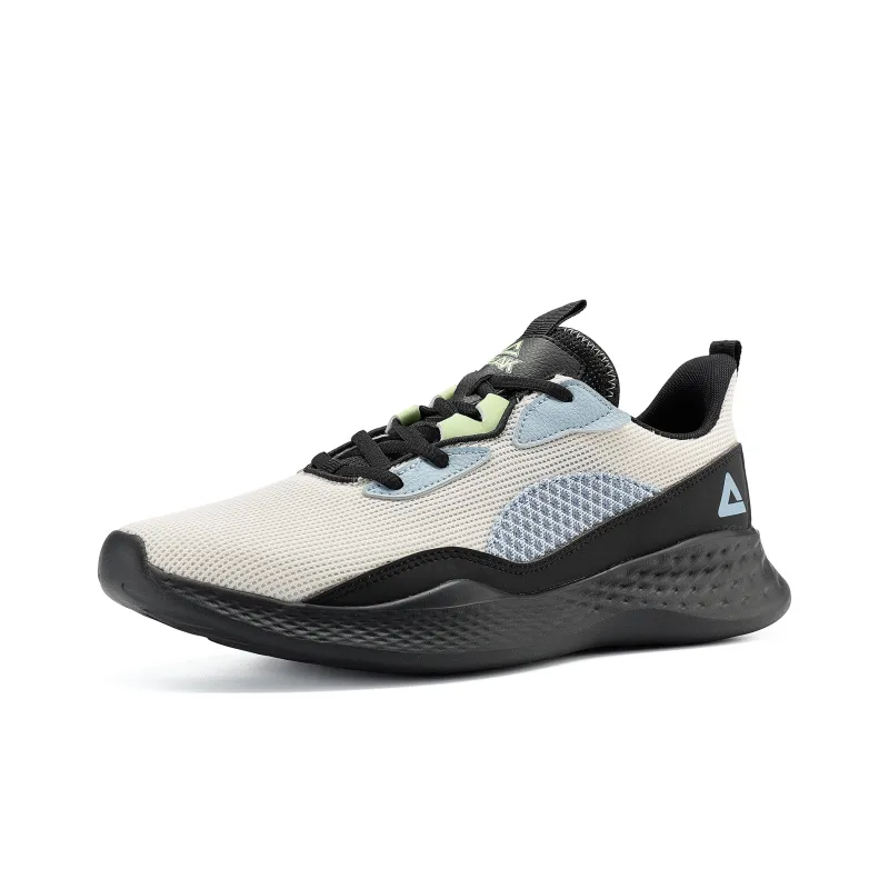 PEAK Qingyi Cushioning Anti Slip And Wear Resistant Low Top Running Shoes Men's White Black-2