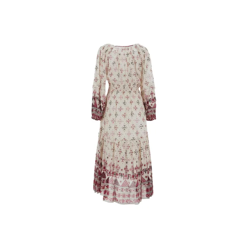 ISABEL MARANT ETOILE Fratela Printed Cotton-blend Voile Midi Dress-1