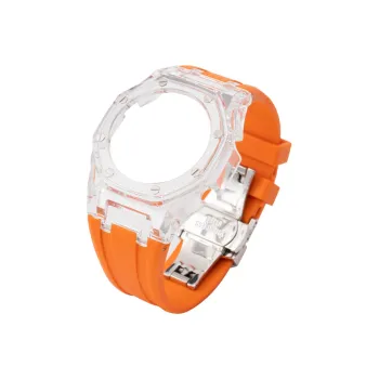 SHOCKTIMES 4.0 Glacier Orange Integrated Watch Case Strap Unisex