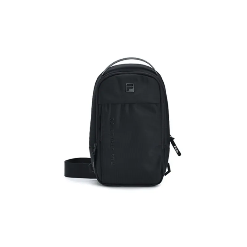 FILA Fabric Sling Bag Handbag Shoulder Bag Crossbody Bag Regular Men's Black-0