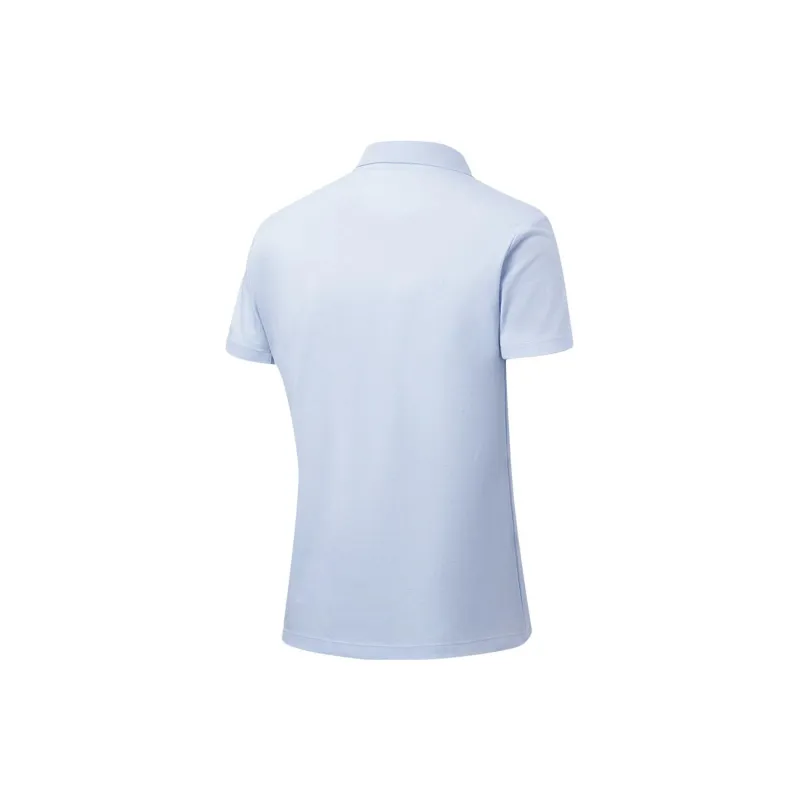 LINING Fitness Series Polo Shirts Women's Sky Feather Blue-1