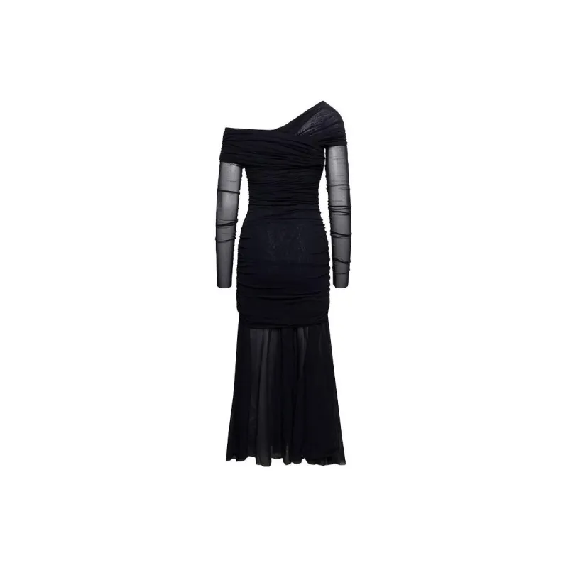 PHILOSOPHY DI LORENZO SERAFINI Long-Sleeved Dresses Women's Black-1