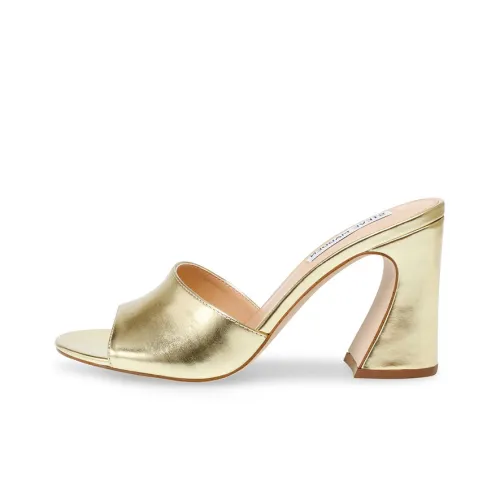 STEVE MADDEN Slide Slippers Women's Gold