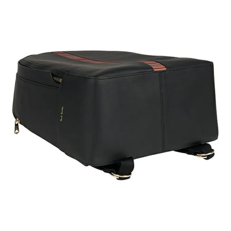 Paul Smith Cow Leather Backpack Regular Men's Black-4