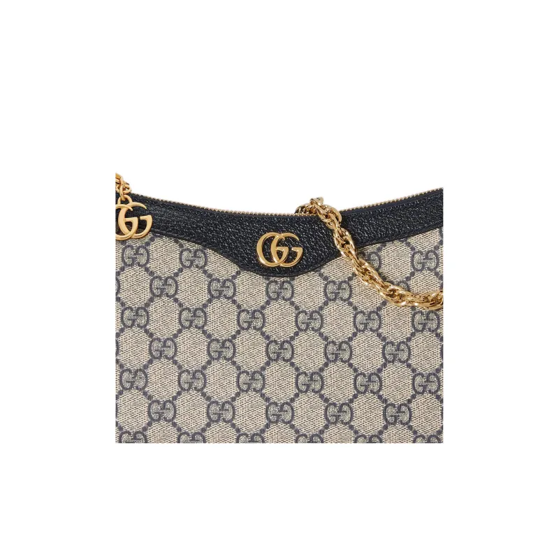 GUCCI Ophidia Canvas With Leather Trim Shoulder Bag, Handbag, Shoulder Bag Women's-9