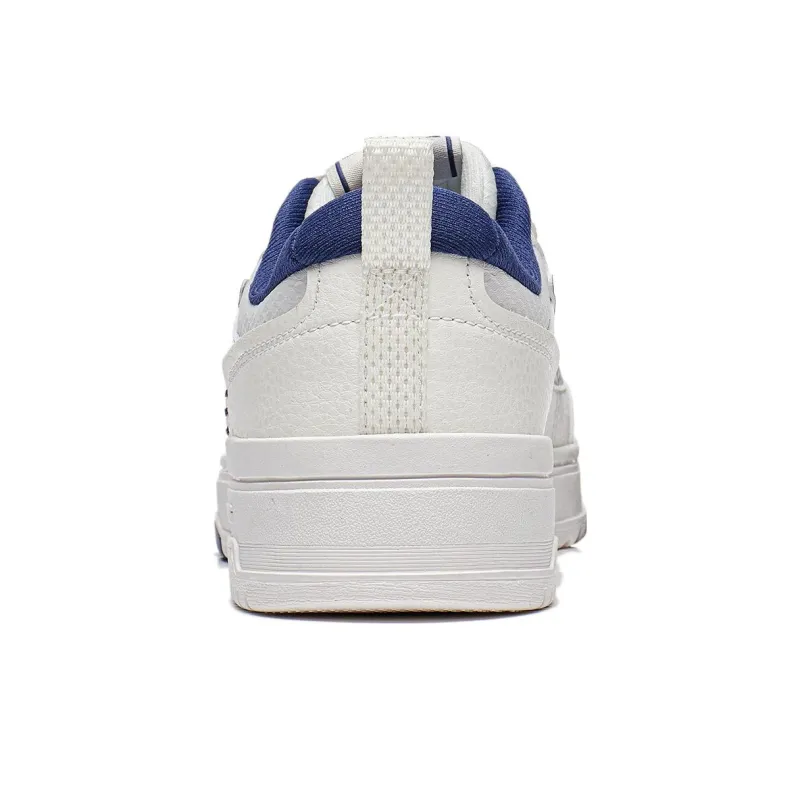 LiNing Tianji 2.0 Anti Slip Wear Resistant Low Top Skateboard Shoes Women's White Blue-5
