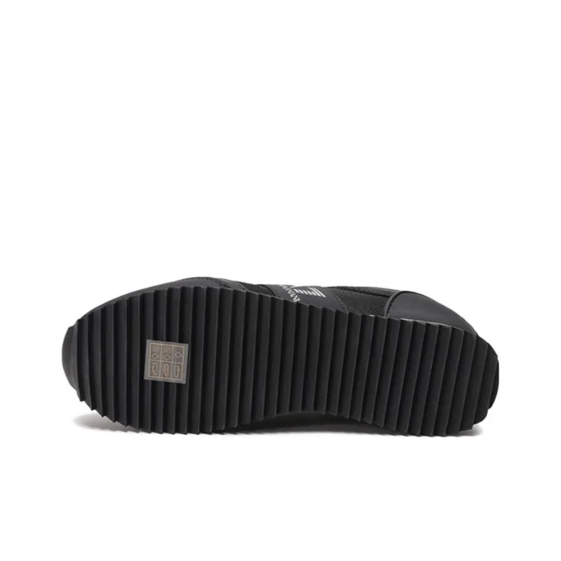 EMPORIO ARMANI Logo Patch Lace-Up Sneakers-5