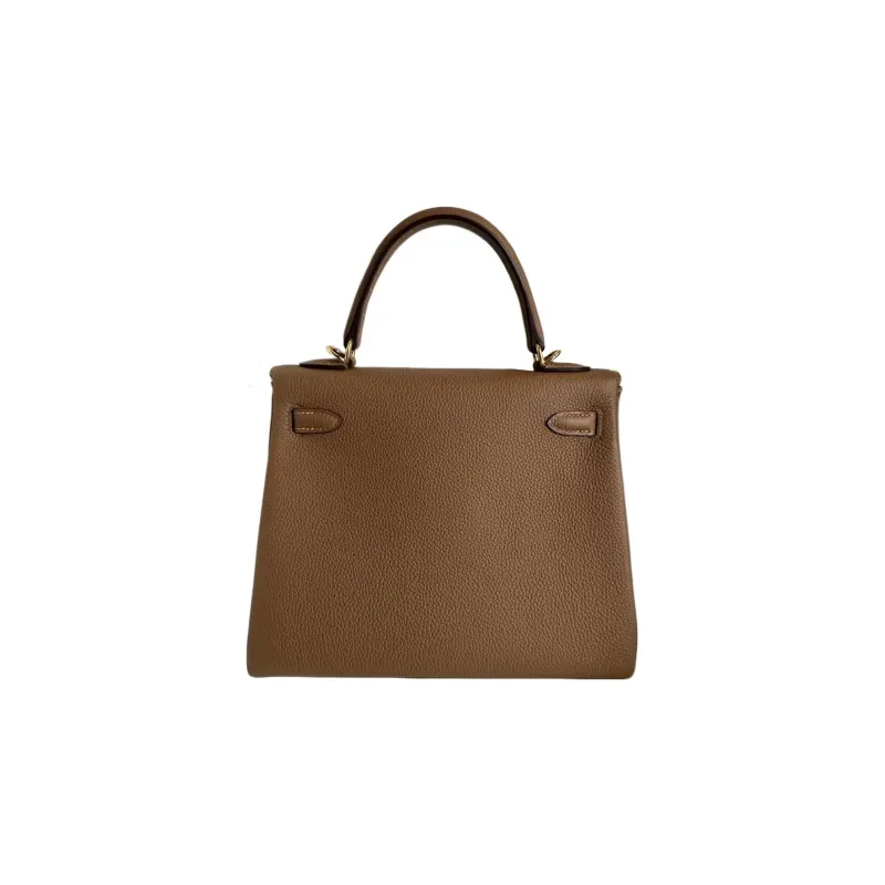 HERMES Kelly Togo Calfskin Kelly Bag Shoulder Bag Crossbody Bag Handbag Regular Women's 3G Alezan Chestnut-2