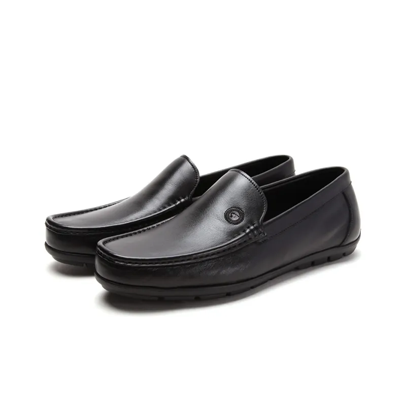 Satchi Casual Leather Shoes Men's Black-2