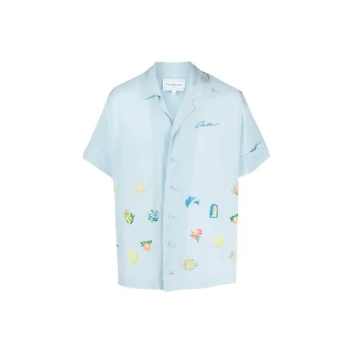 CASABLANCA Shirts Men Blue