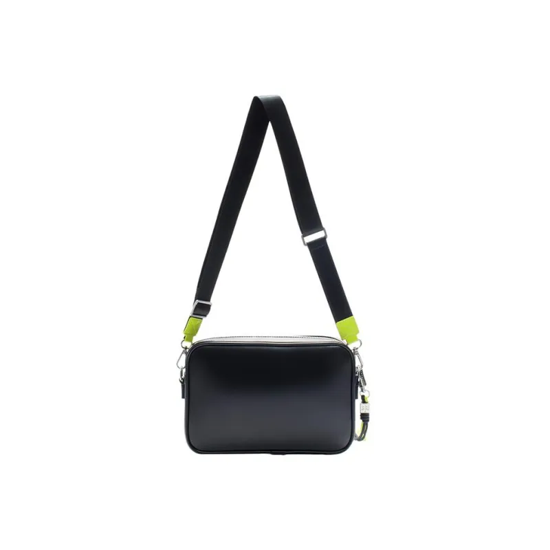 LiNing PU Shoulder Bag, Crossbody Bag Regular Unisex Black-3