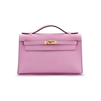 HERMES Mini Kelly Generation 1 Swift Leather Kelly Bag Handbags Women's X9 Mauve Sylvestre Marigold Purple