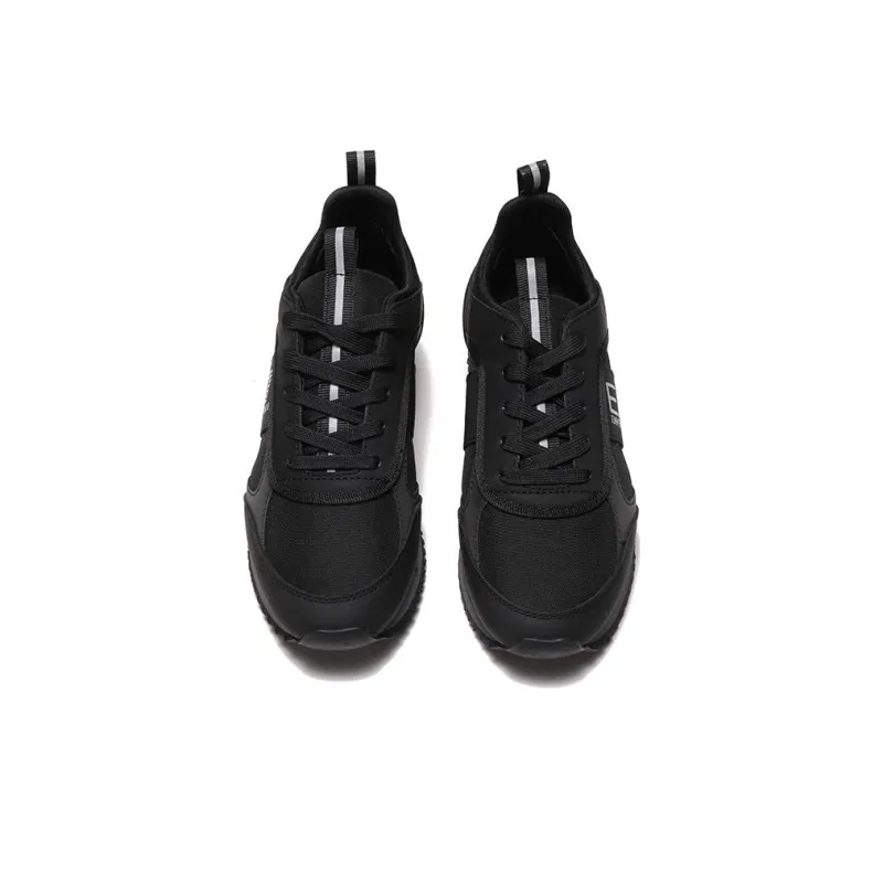 EMPORIO ARMANI Logo Patch Lace-Up Sneakers-3