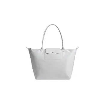 LONGCHAMP Le Pliage Néo Nylon Dumpling Bag Handbag Shoulder Bag Women's White
