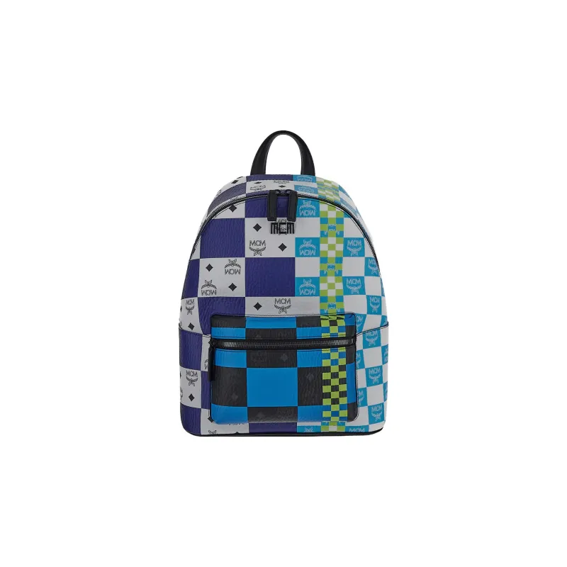 MCM Polyurethane Backpack Women's Floral-0
