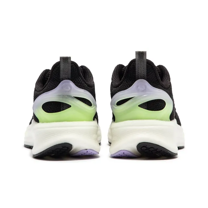 361° QU!KFOAM Running Shoes Women's Low Top Obsidian Black/Digital Lavender-3
