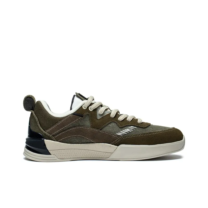 LiNing LINGTENG Skateboard Shoes Men Low Top Raw Umber-1