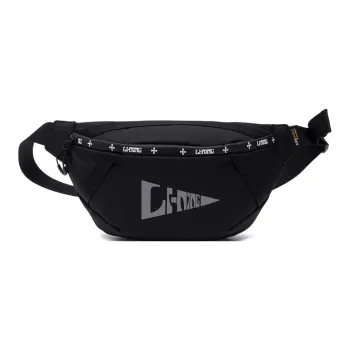 LiNing Polyamide Sling Bag, Fanny Pack Regular Unisex Black