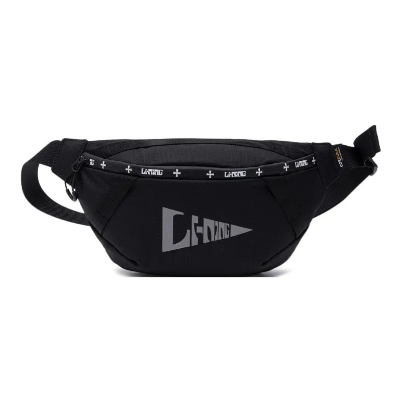 LiNing Polyamide Sling Bag, Fanny Pack Regular Unisex Black-0