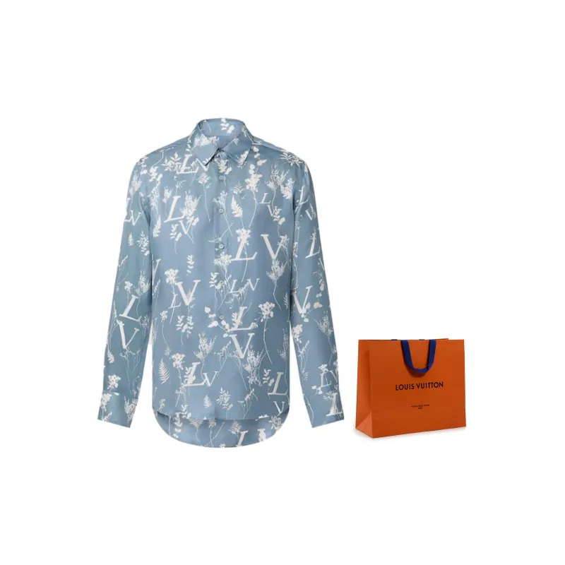 LOUIS VUITTON SS23 Shirt Men's Blue-5