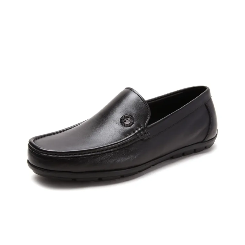 Satchi Casual Leather Shoes Men's Black-1