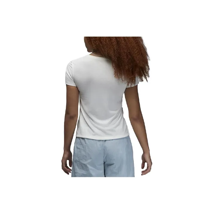 Jordan T Shirts Women's White-1