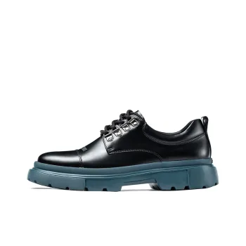 AOKANG Men's Casual Shoes Men's Black/Blue Sole