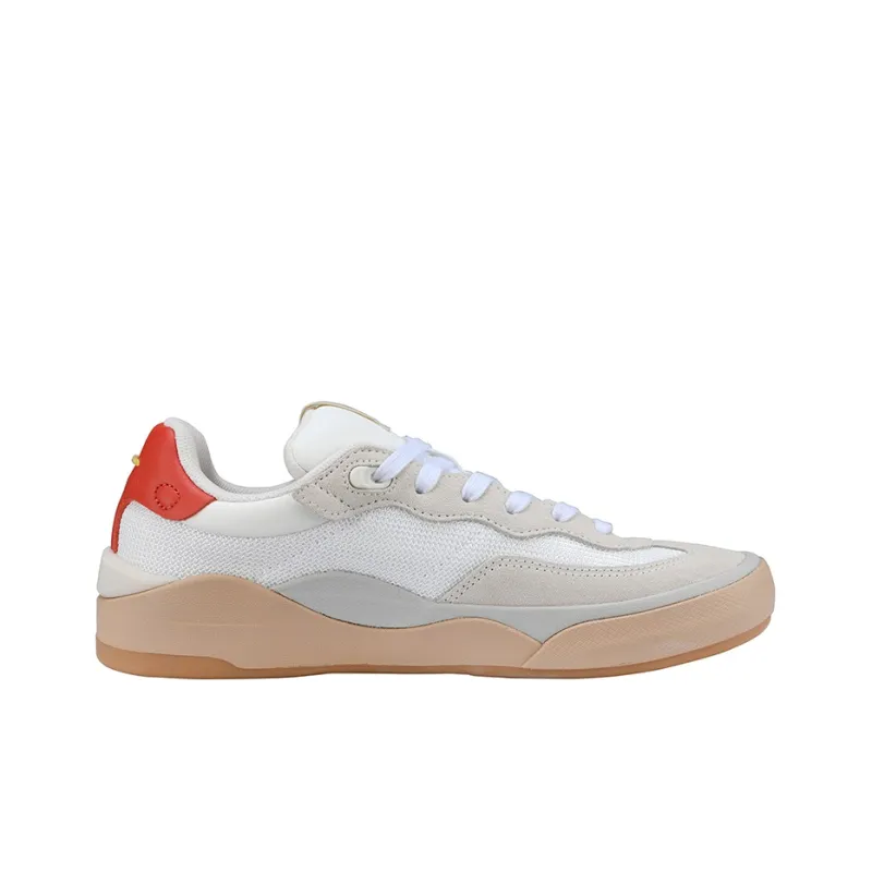 LiNing Skategeneral Abrasion Resistant Breathable Low Top Skateboard Shoes Women's Snow Egg Cream Gray-1