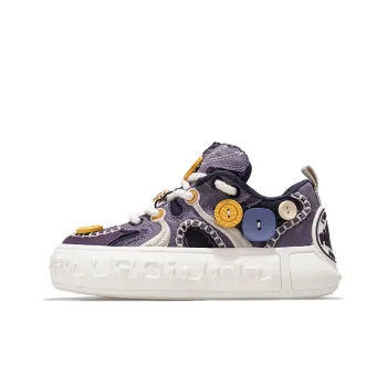 Palladium Low Top Skateboard Shoes Unisex Sage Purple White