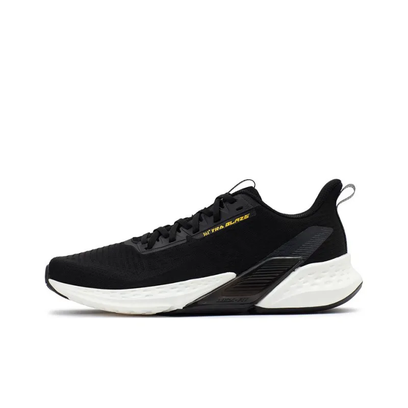 361° Cushioning Anti Slip Wear Resistant Breathability Low Top Running Shoes Men's Black-0